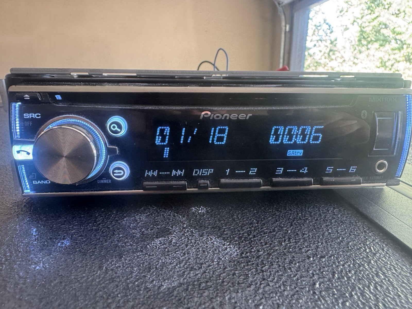 ✅🐳Pioneer DEH-X6700BS Single-DIN Bluetooth CD MP3 AM FM Radio Car Audio Stereo