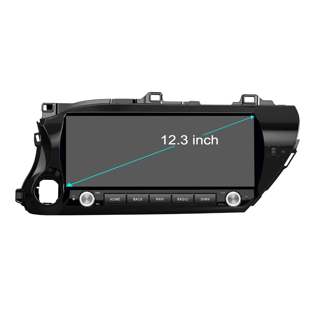 12.3Inch Android Stereo For Toyota Hilux 2015-2023 Car Radio GPS Audio BT 4+64G