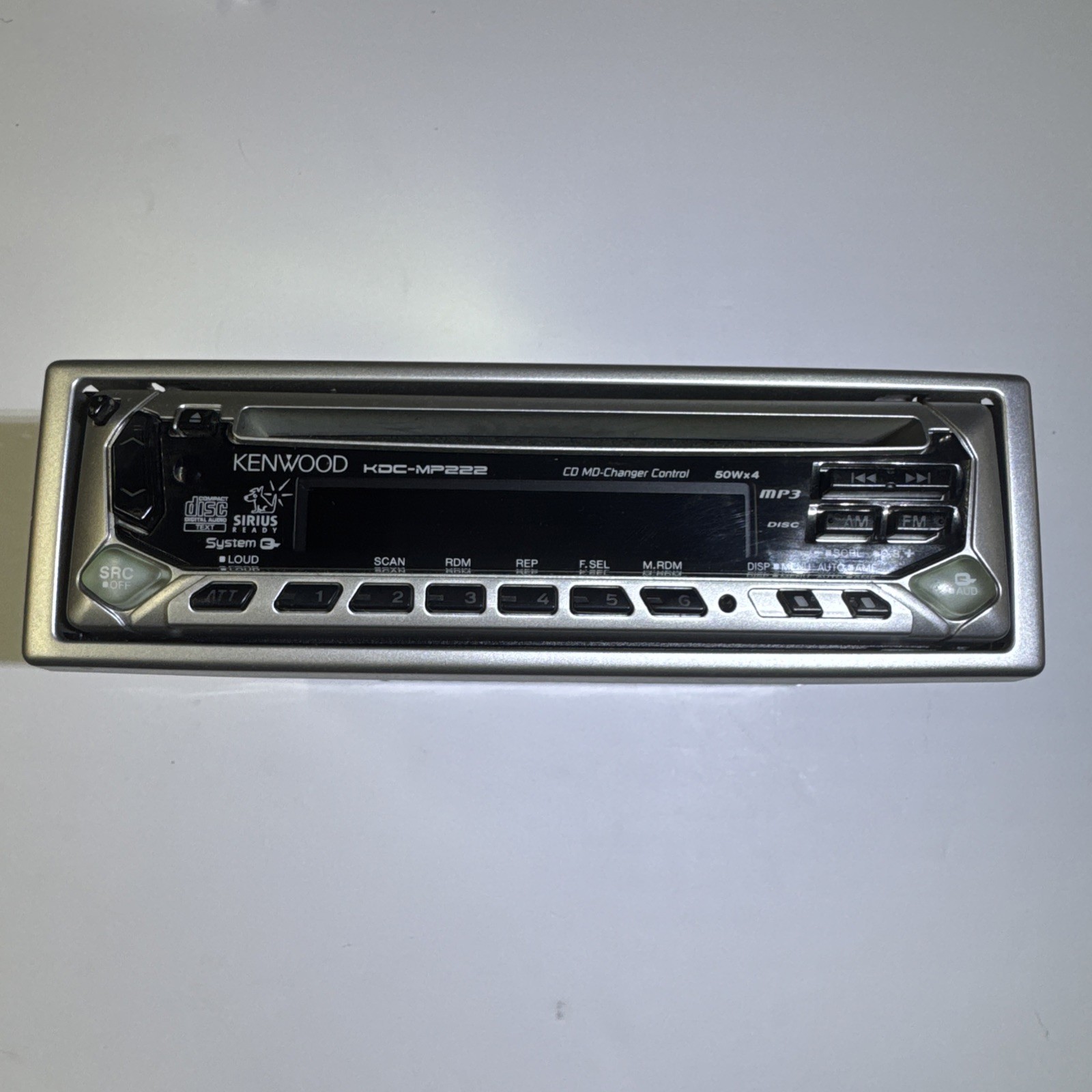 Keenwood KDC-MP222 Car Cd Receiver Stereo MP3 Sirius Rdy VintageComplete In Box