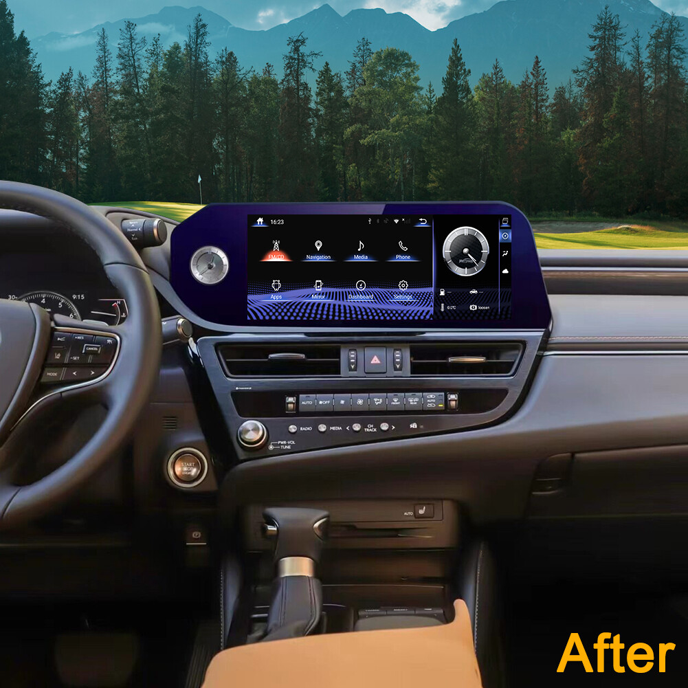 12.3″Car Navigation For Lexus ES ES200 ES250 ES350 ES300h 2022-2023 Video Player