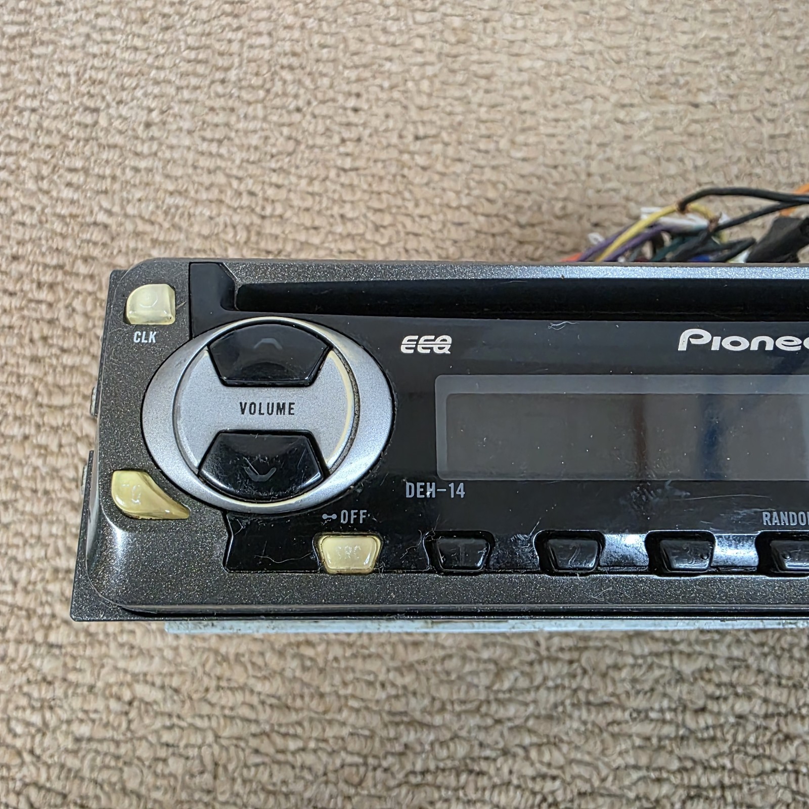 Pioneer Car Stereo CD Player DEH-14 Sold As Is Untested