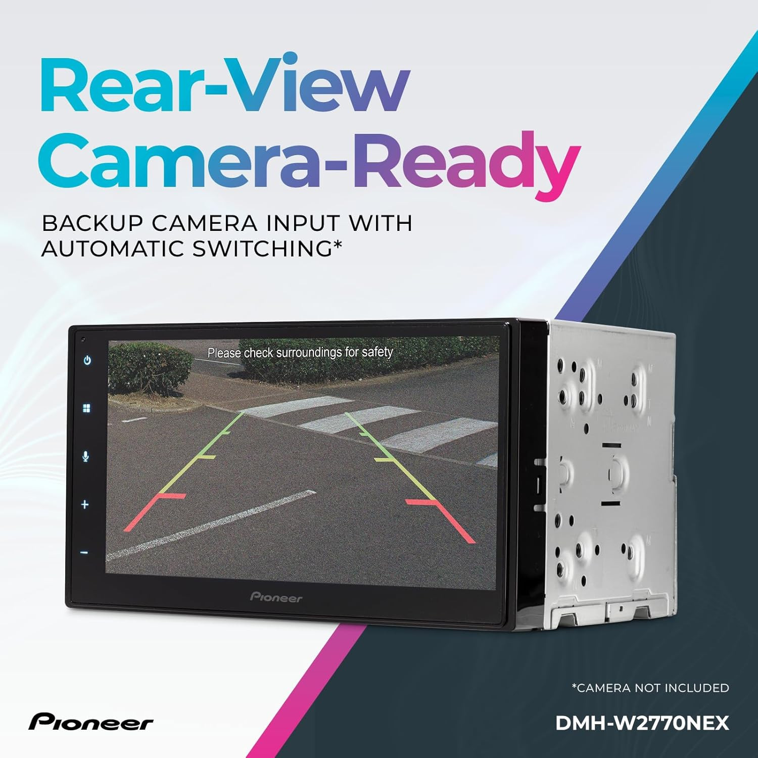 DMH-W2770NEX 6.8″ Capacitive Touchscreen, Double Din – Wireless & Wired Apple Ca
