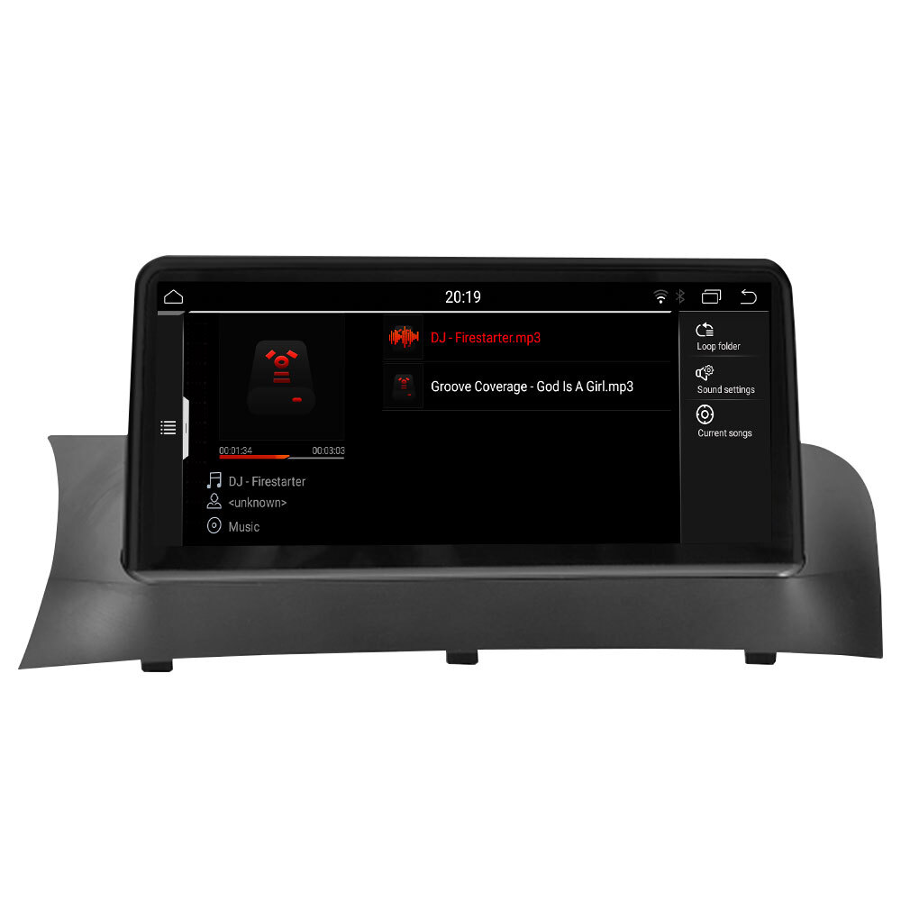10.25Inch Android Car Multimedia Player For BMW X3 X4 Series F25 F26 2011-2012