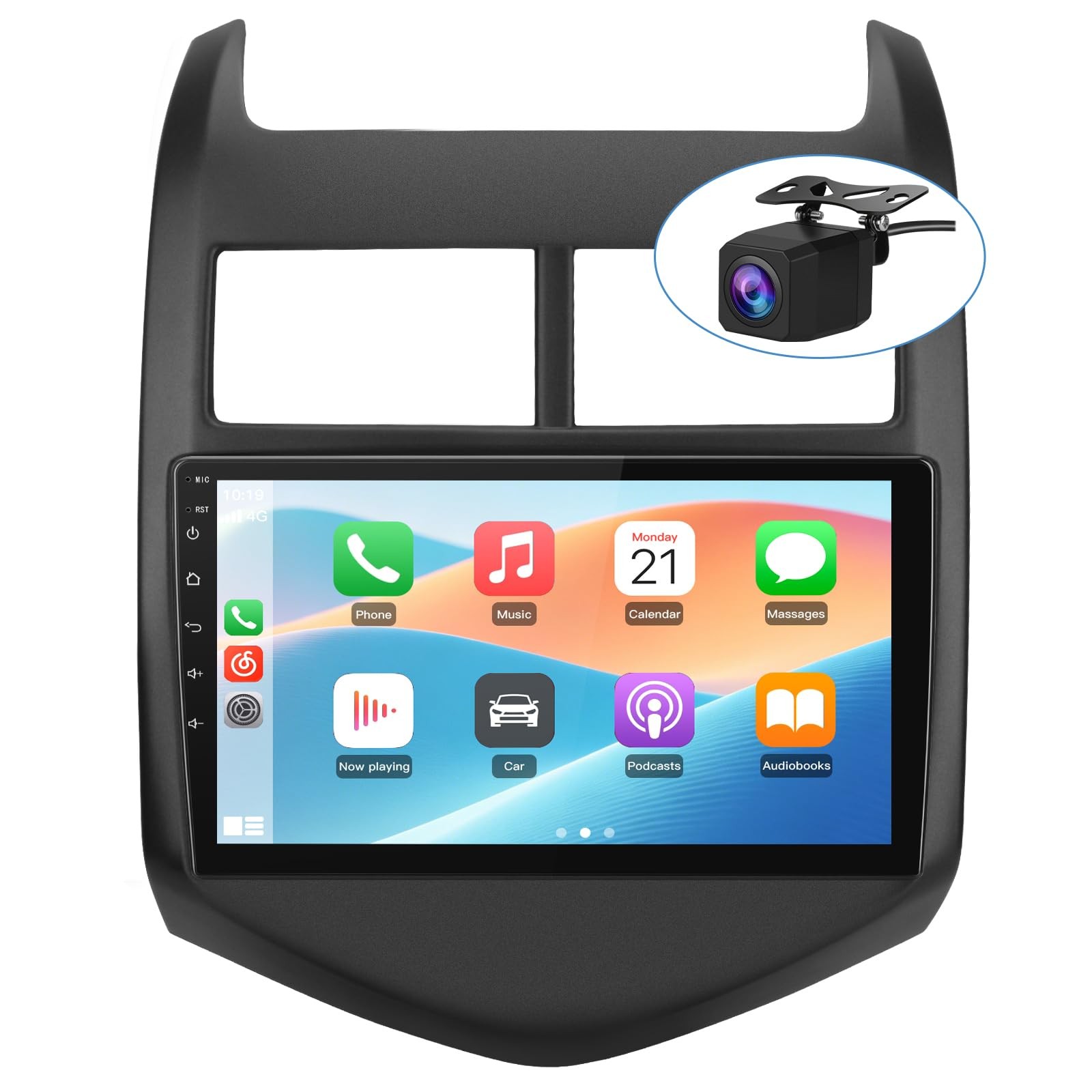 Junsun 5G WIFI Car Stereo for Chevy Aveo Sonic 2011-2015, Android 13, GPS