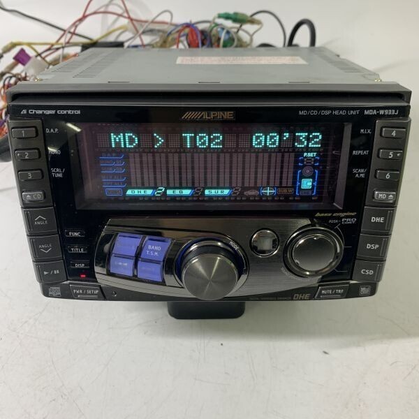 ALPINE MDA-W933J Audio CD & MD MiniDisc Player