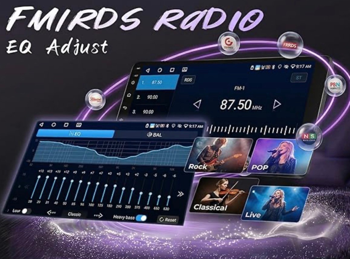 9”inch Car Stereo Radio for Chrysler 300 300C 2005-2010 Android 15 FM/RDS SWC