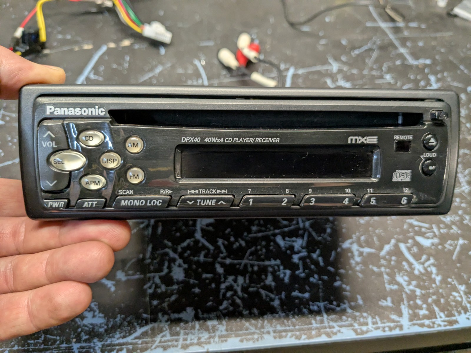 Panasonic DPX40 CD Receiver in excellent working condition. Old School