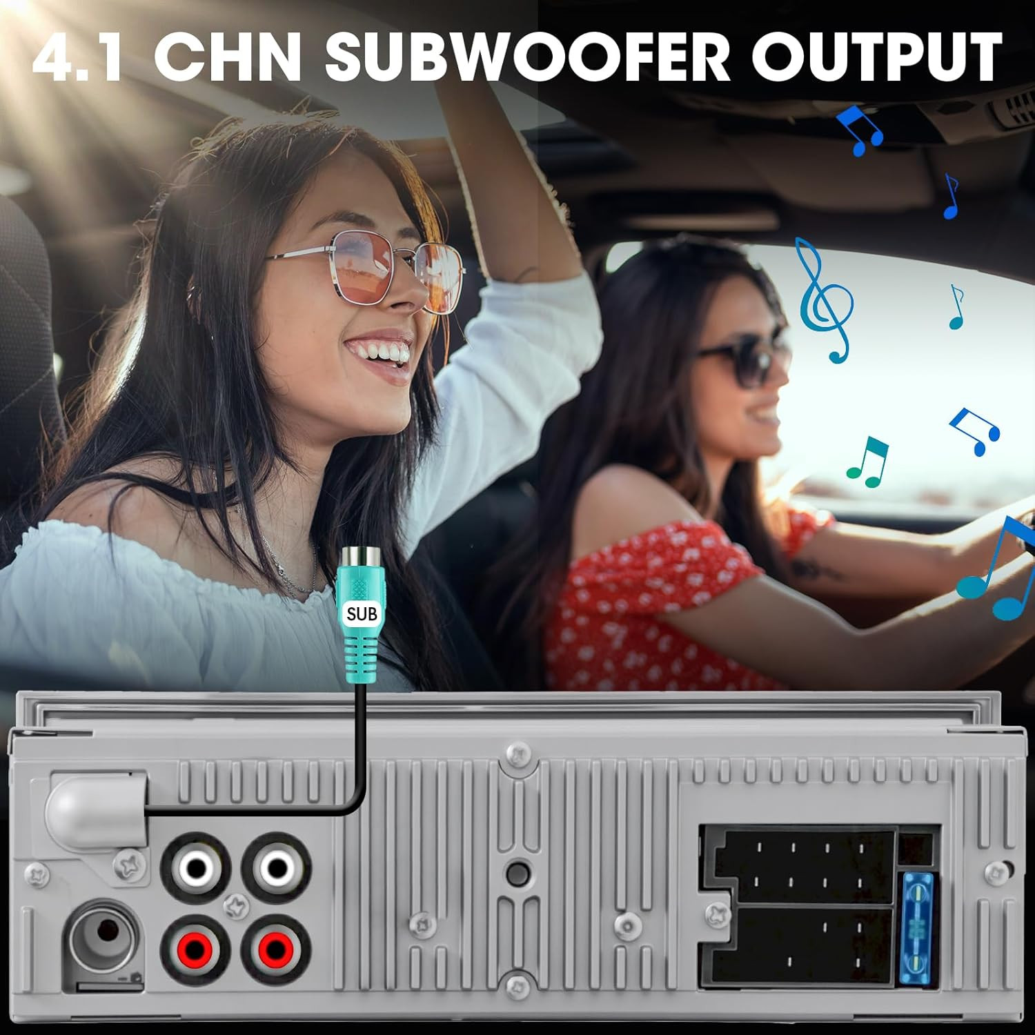 Retro Car Radio Receiver with Bluetooth: Single Din Vintage Stereo for Classic V