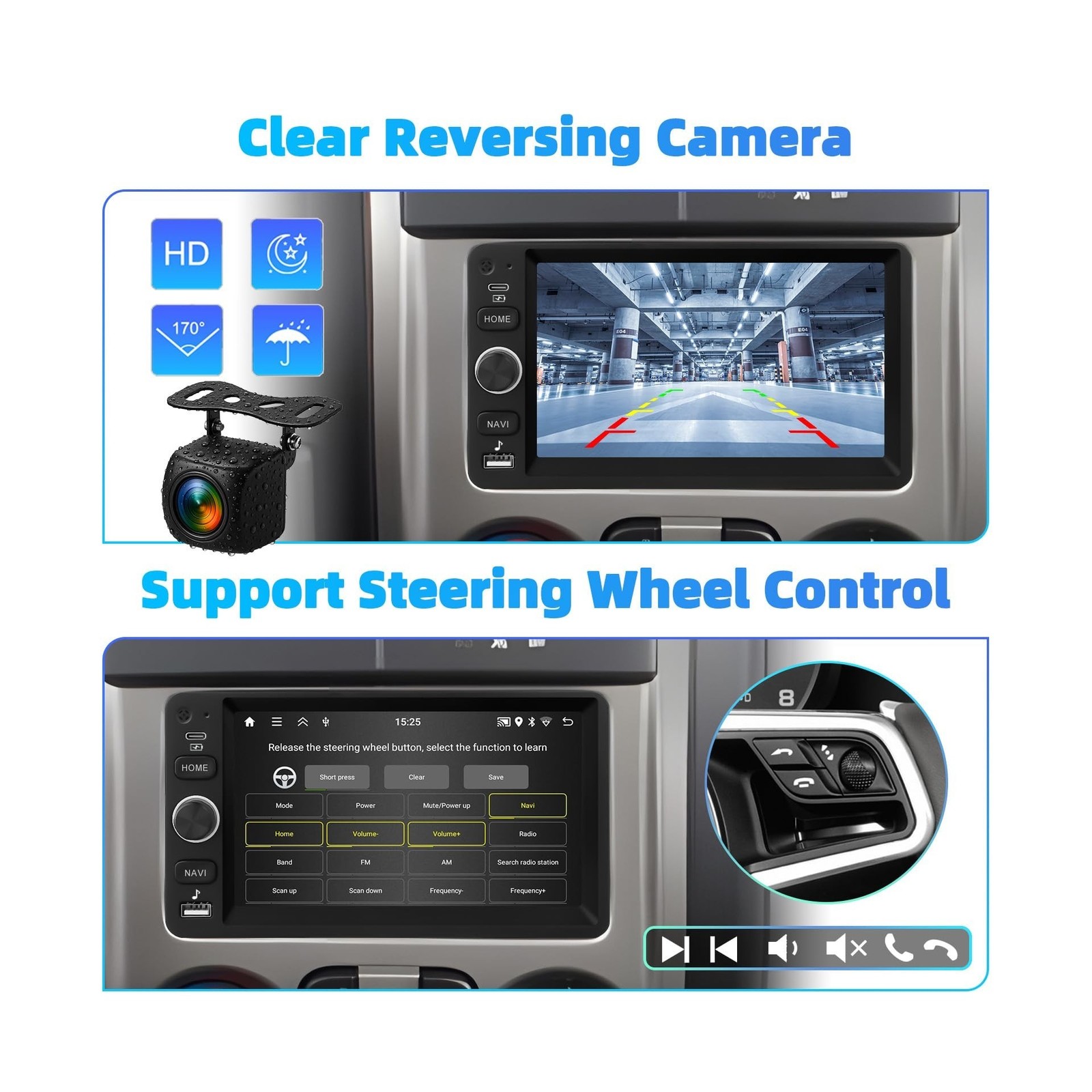 2G+64G Android Car Stereo Radio for Chevy Chevrolet Silverado SSR Tahoe 2003-…