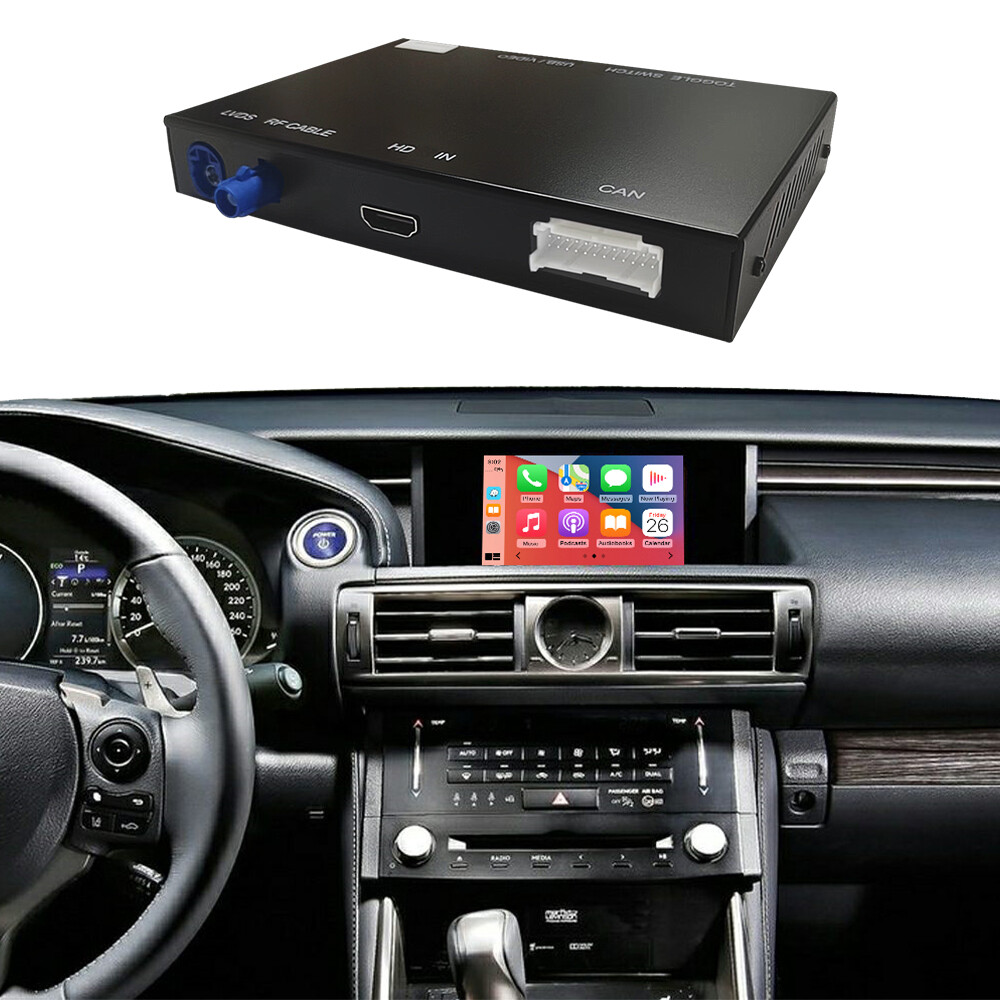 For Lexus IS 2014-2019 Wireless Carplay Android Auto Module Mirror Link AirPlay