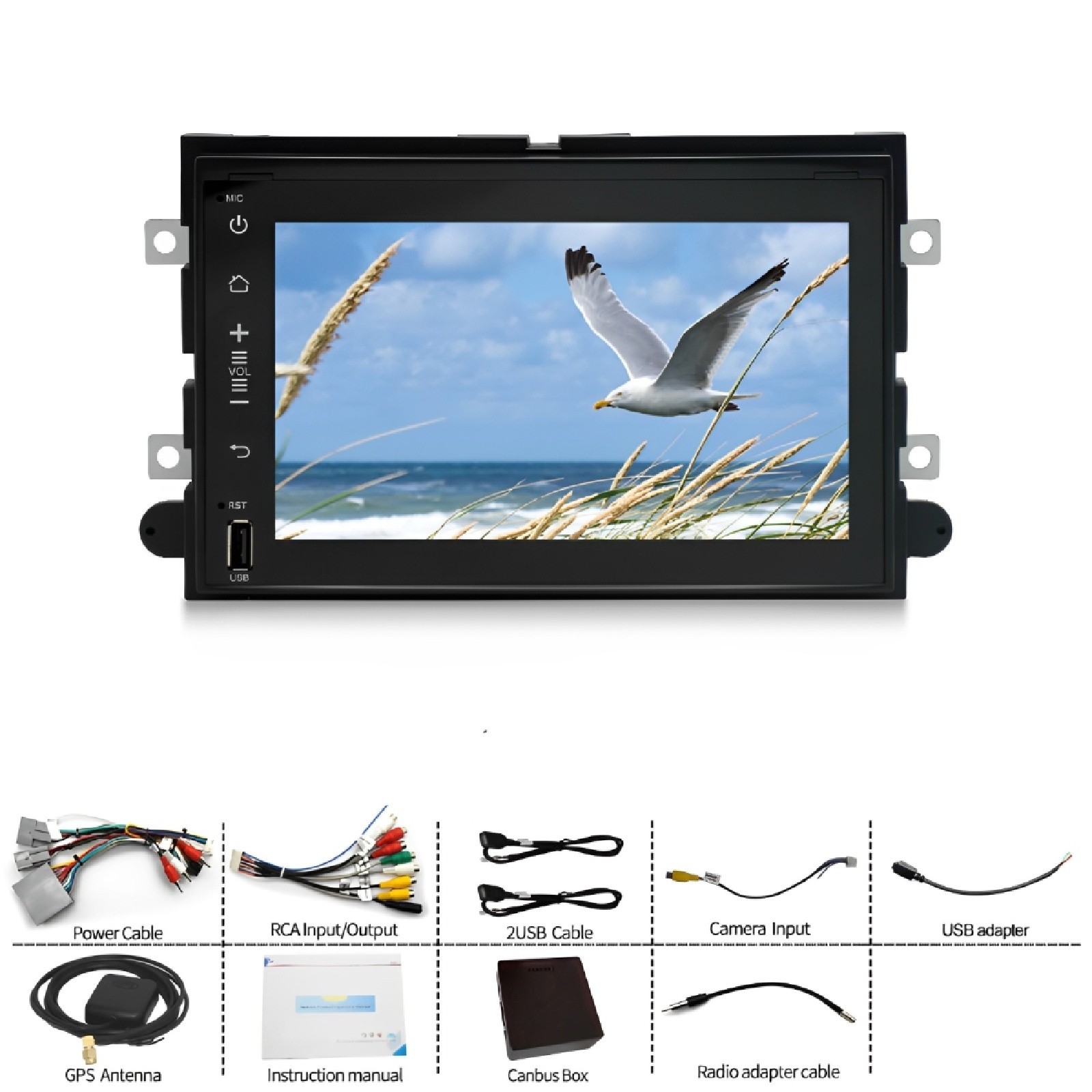 For Ford F250 2004-2014 7″ Android 13 Carplay Car Stereo Radio GPS Navi 2+32GB