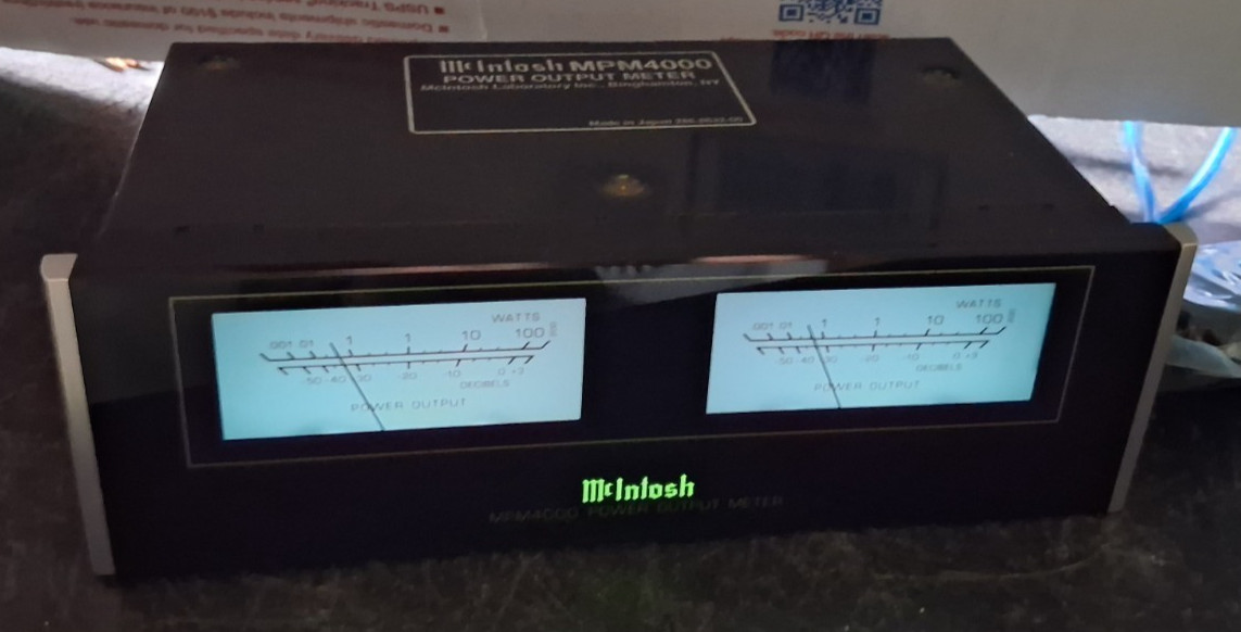 MINT IN BOX OLD SCHOOL MCINTOSH MPM4000 METER TRIM PIECES BRACKETS LAST ONE!