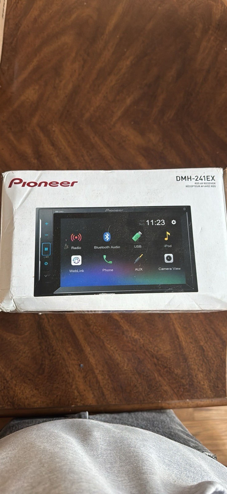 NEW Pioneer DMH-241EX 6.2″ Touchscreen Digital Media Receiver w/ Bluetooth