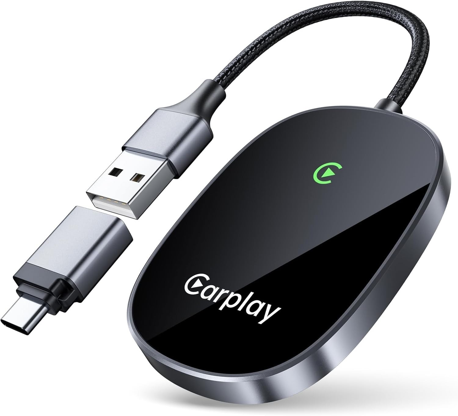 Wireless CarPlay Adapter Converts Wired CarPlay to Wireless Plug and Play