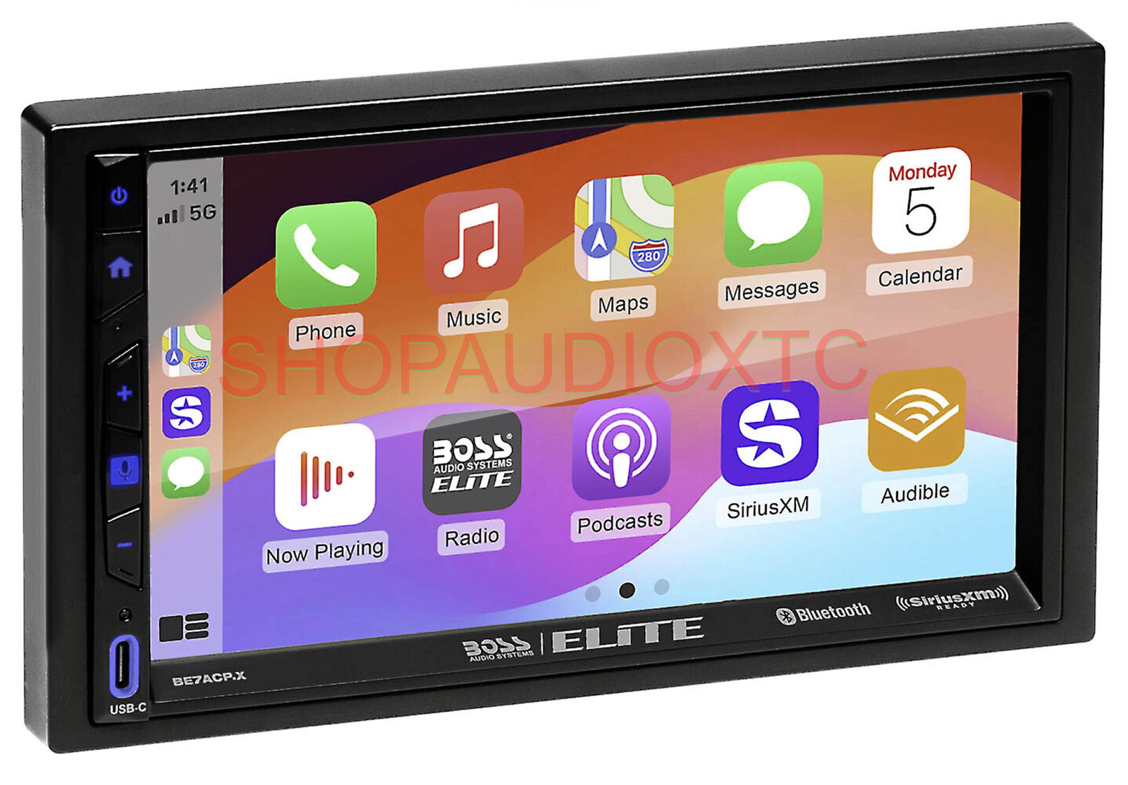 Boss BE7ACP.WX 7″ Double-DIN Multimedia w/ Apple CarPlay & Android Auto wireless