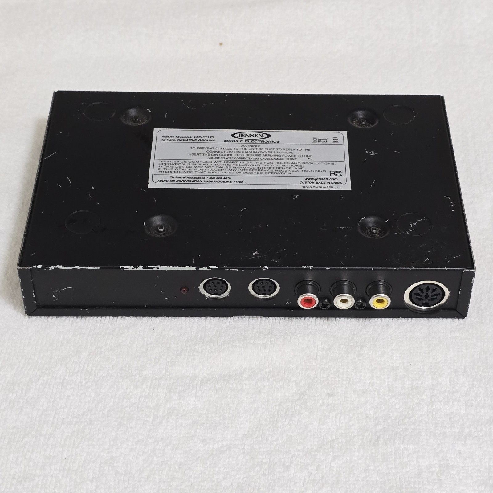Jensen Media Module TERK XM Satellite Adapter Car Audio iPod XM Video Interface
