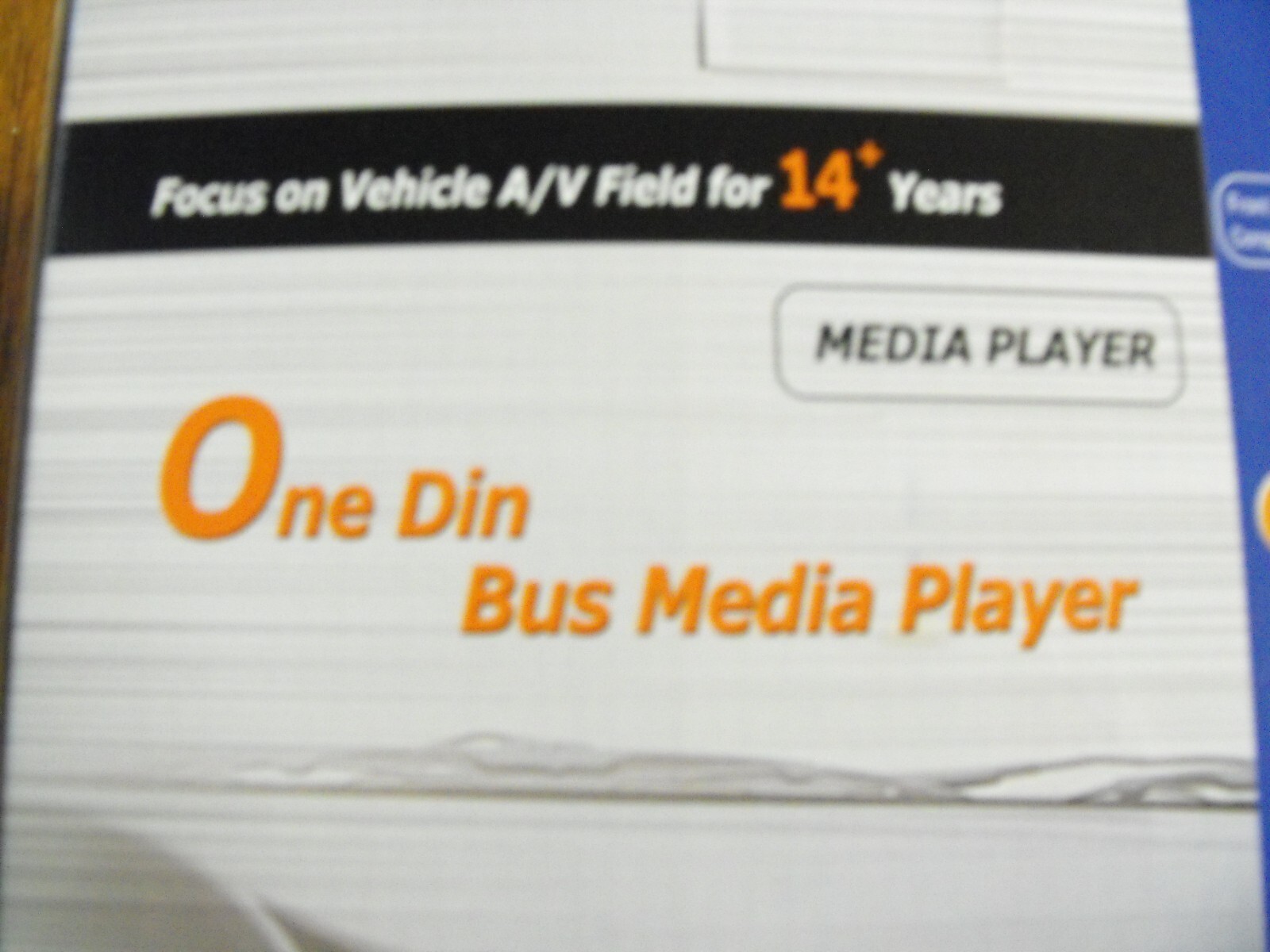 New In The Box Single Din Car Audio Media Player 50WX4 Max Output