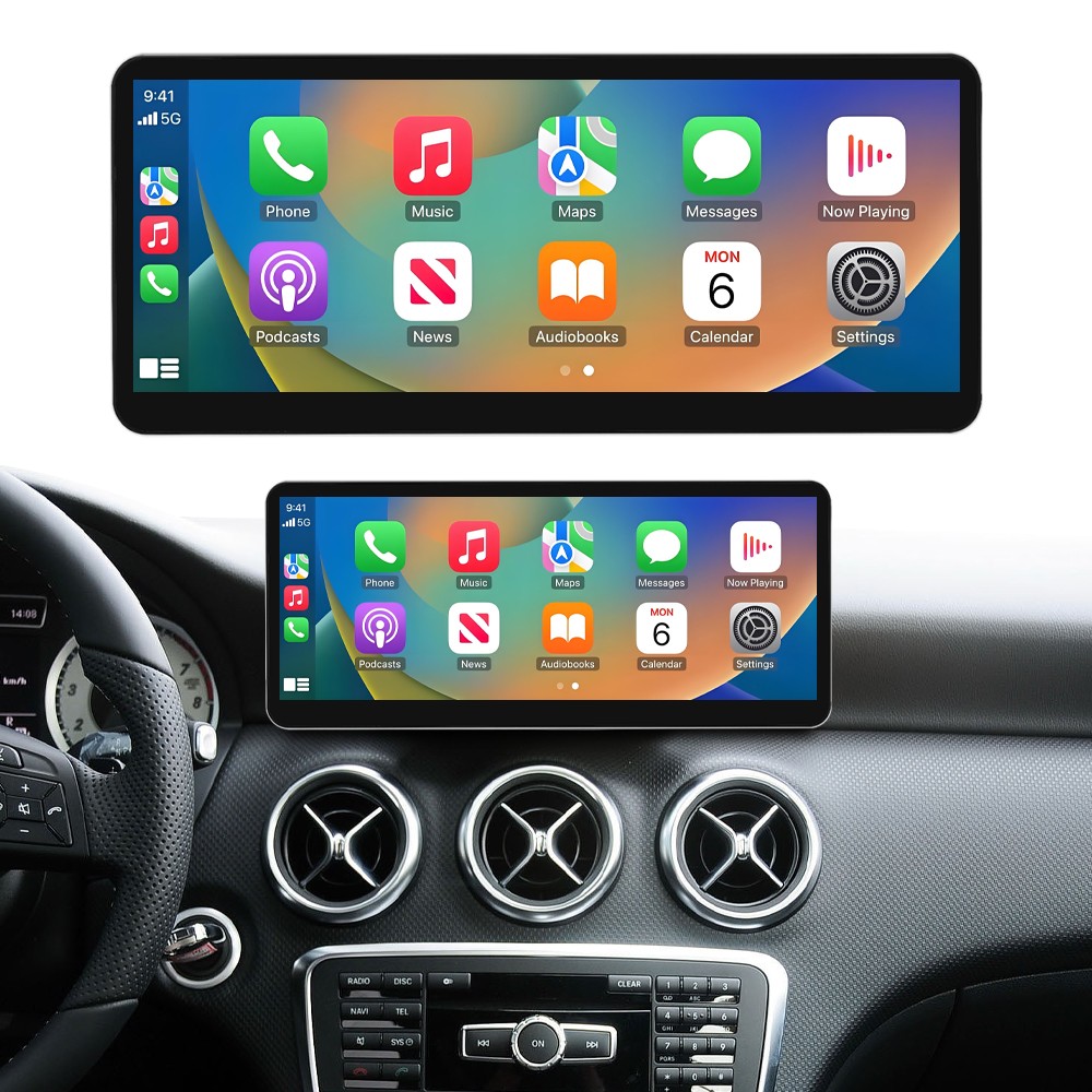 Wireless CarPlay Multimedia Touch Screen For Benz A GLA CLA B Class W246 4.5/4.7