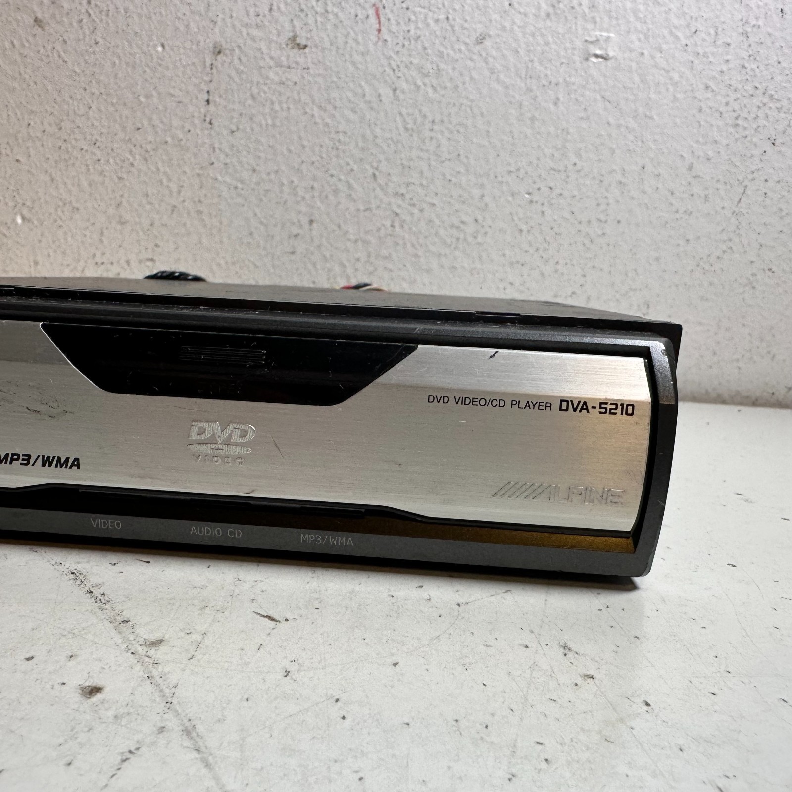 Alpine DVA-5210 Black 1 Din DTS 12V Car Audio MP3 WMA DVD/Video CD Player