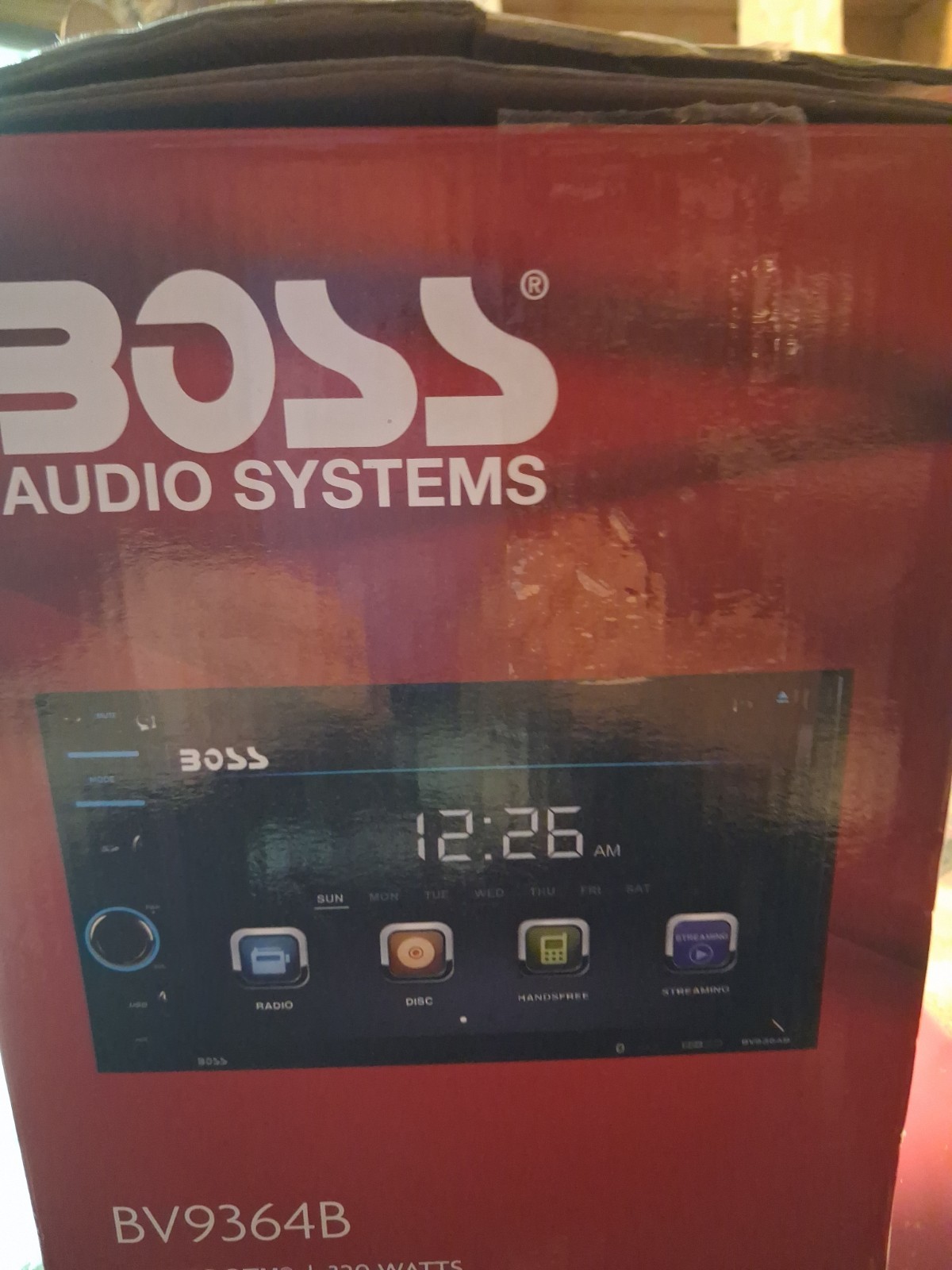Boss BV9364B AUDIO SYSTEM BLIETOOTH DVD MP3, CD, AM, FM RECEIVER,320WATTS