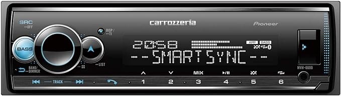 Pioneer Carrozzeria MVH-6600 1DIN USB/Bluetooth Car Audio NEW F/S