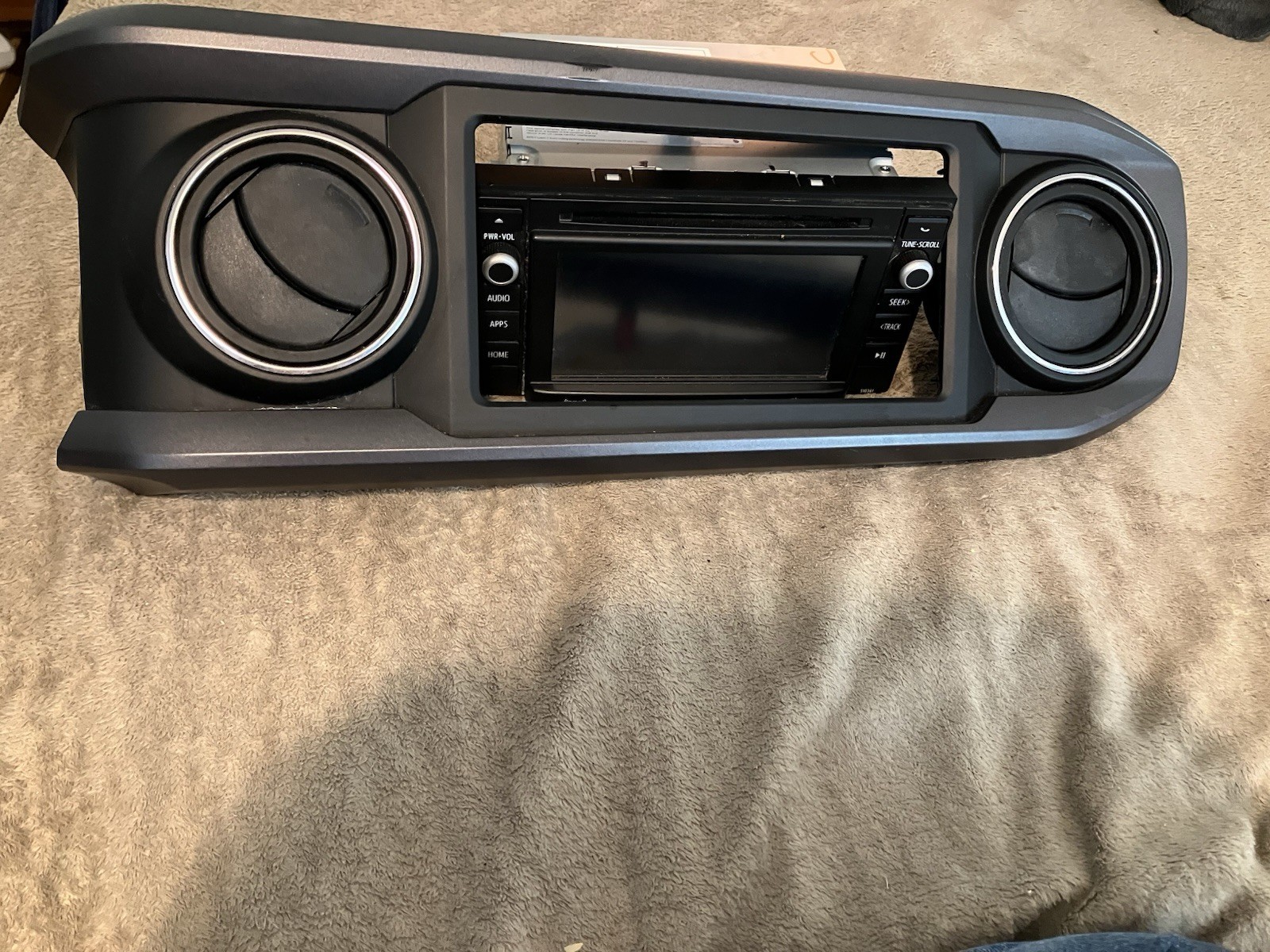2019 Toyota Tacoma Quad Cab Sr5 Stereo Along With Dash Cover Panel