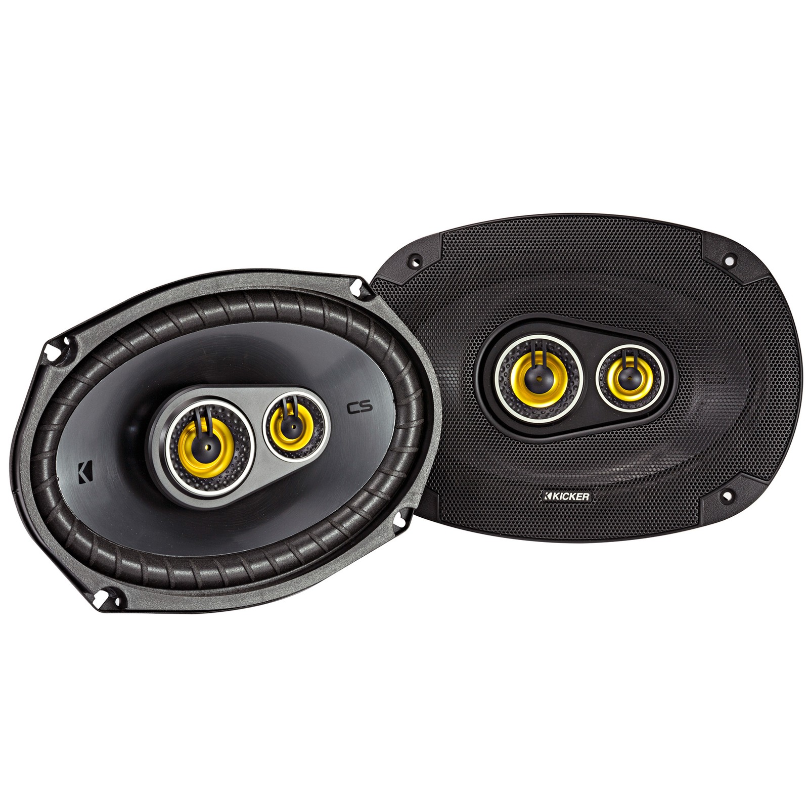 Alpine UTE-73BT Bluetooth Receiver (No CD), a Pair of 43CSC6934 6×9″ Speaker…