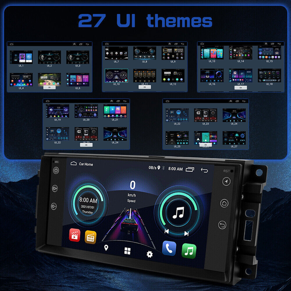 4+64G For Toyota Corolla 2000-2006 Car Stereo Radio GPS Navi WIFI Apple Carplay