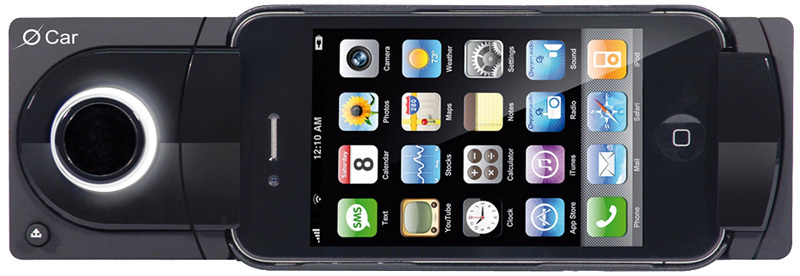 Oxygen Audio O Car iPhone 4s 30 Pin Connector OCAR w Bluetooth Phone Holder