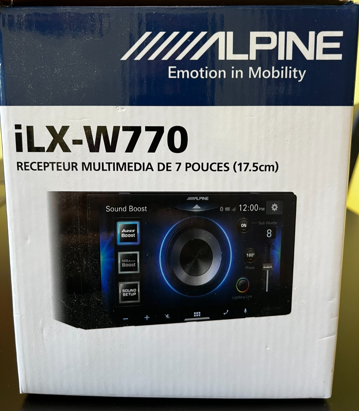 Alpine ILX-W770 6.75″ Multimedia Receiver w/ Carplay & Android Auto w/Adapter!
