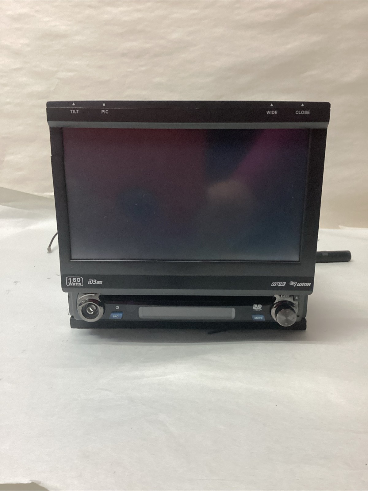 Phase Linear By Jensen UV8 DVD/MP3/WMA Car Stereo Receiver w/7” TFT Display READ