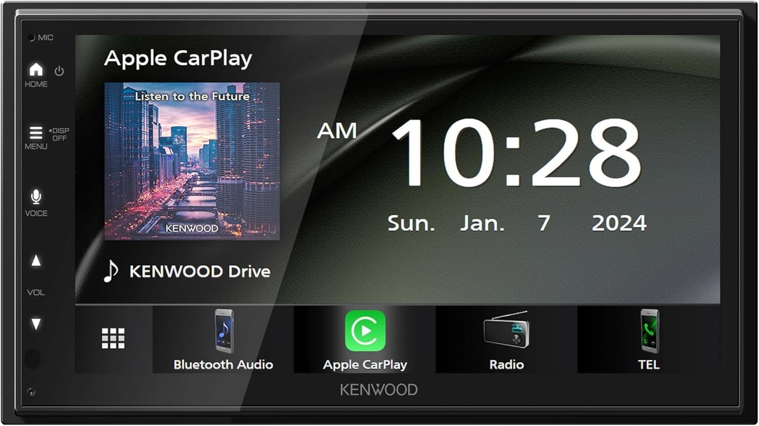 KENWOOD DMX4710S Car Stereo Apple CarPlay & Android Auto + SiriusXM SXV300v1