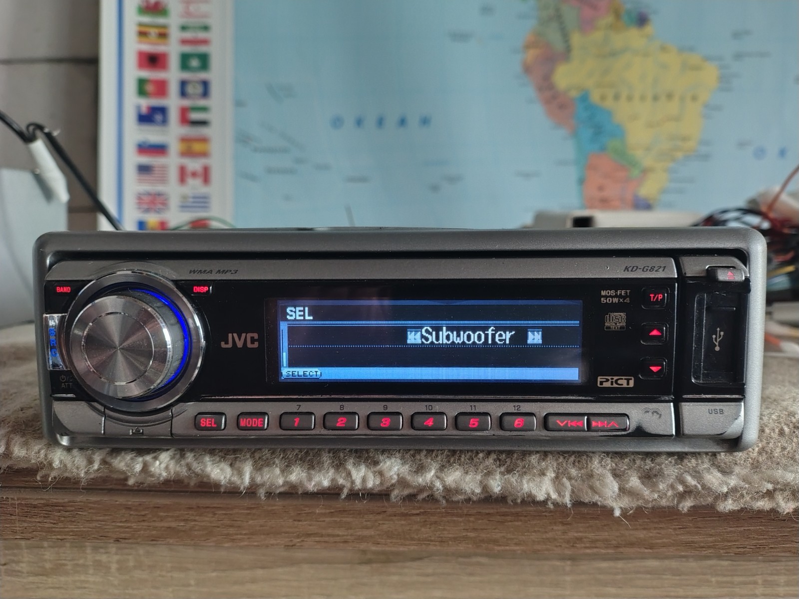 JVC KD-G821 Car Radio Stereo Mobile Media Station Fully Working Great Shape