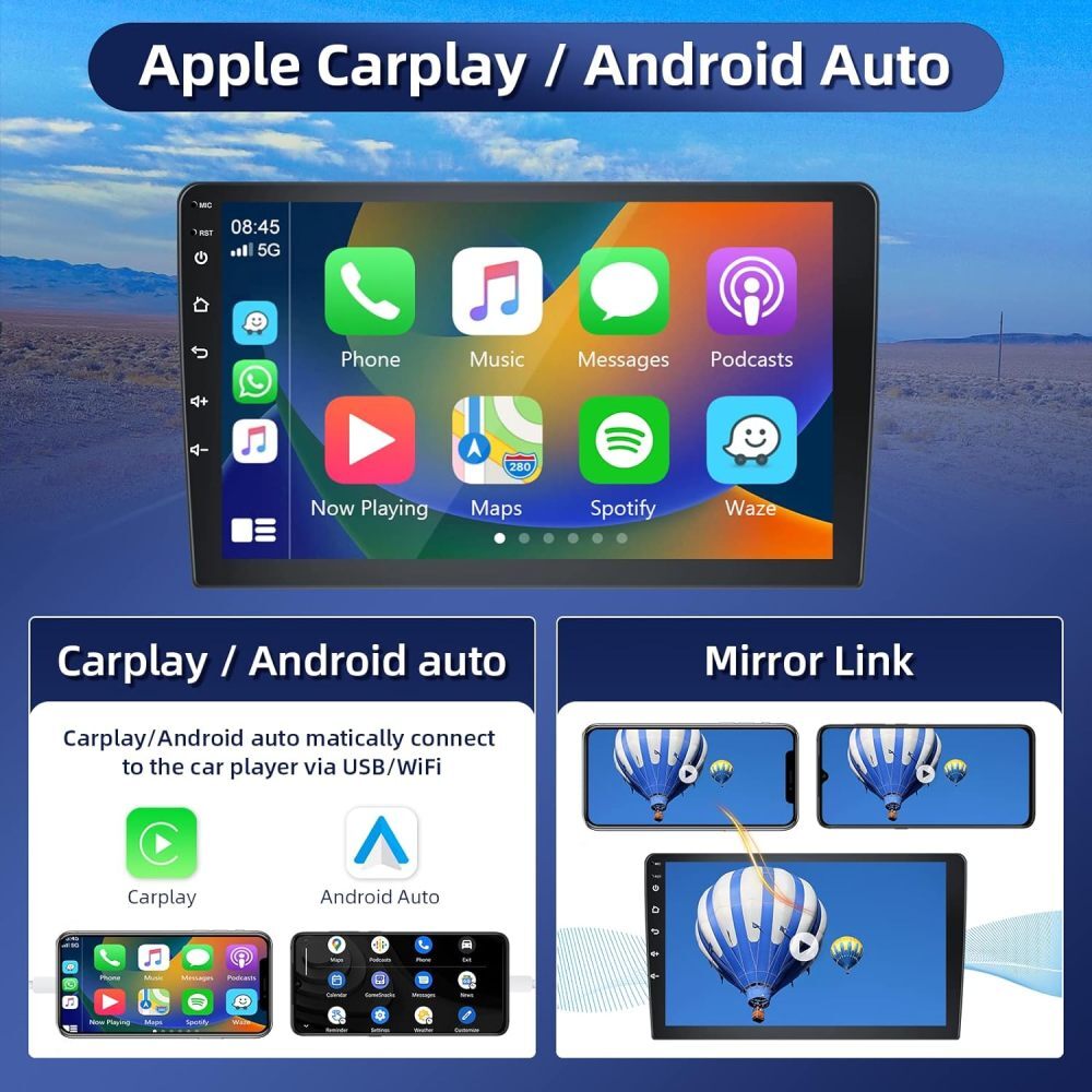 Apple Carplay For 2014-2018 Mazda 3 GPS Navigation Android 12.0 Car Stereo Radio