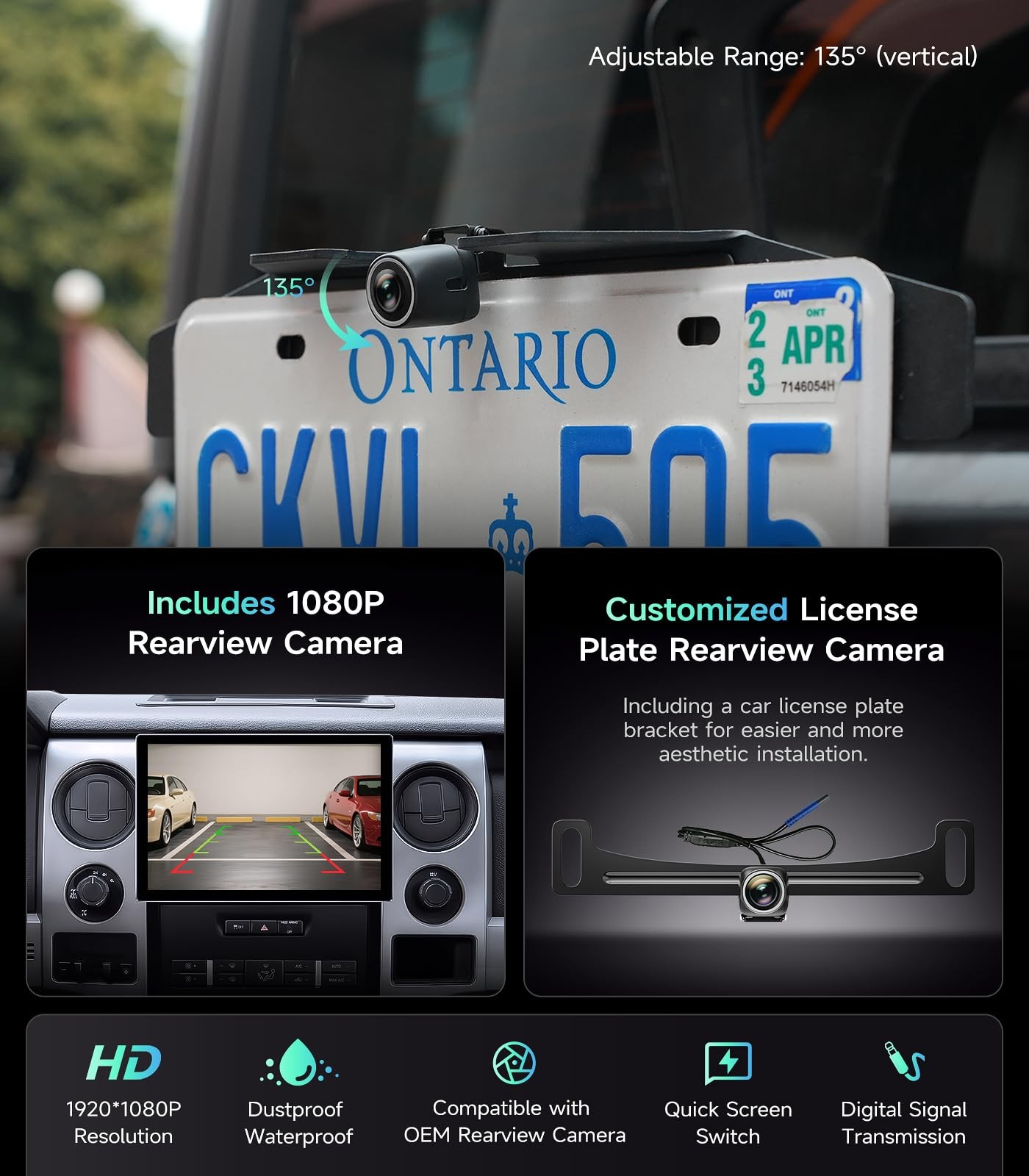 11.5” Car Stereo for 2009-2014 Ford F150, Wireless CarPlay, GPS, Bluetooth