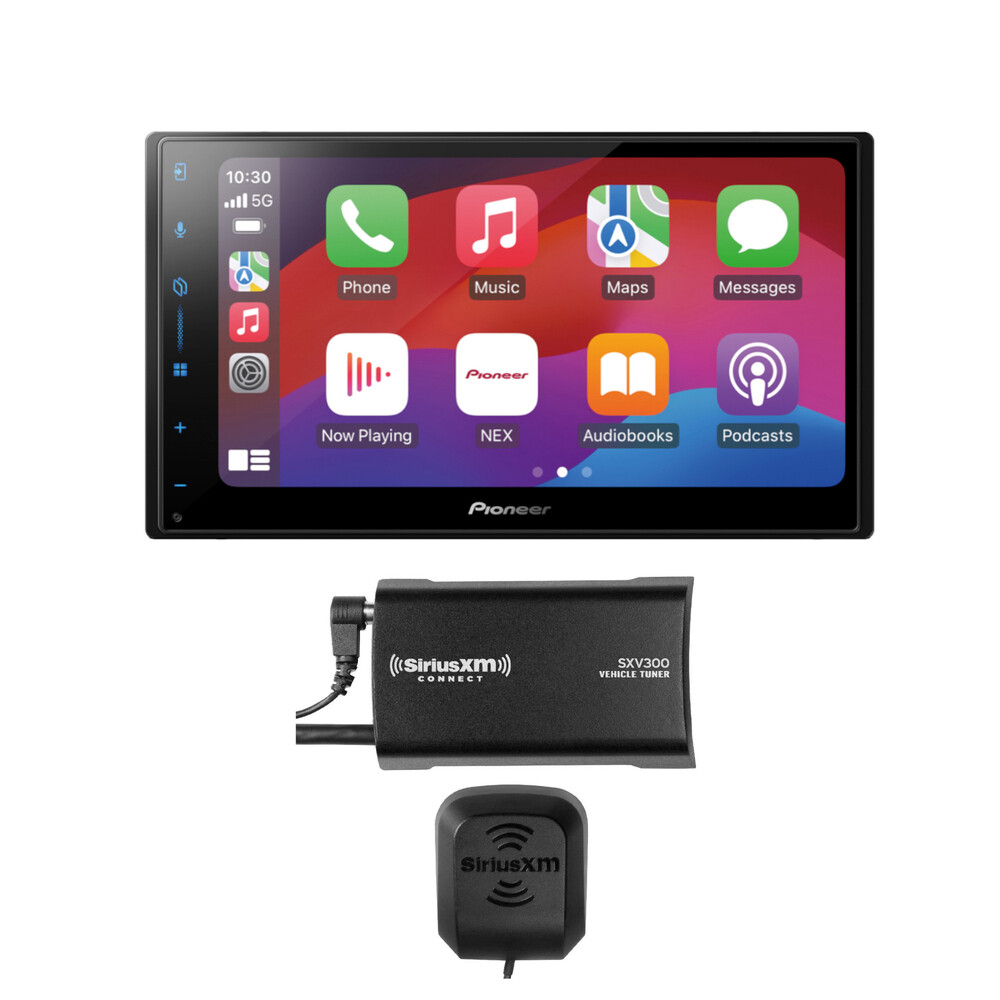 Pioneer DMH-W3000NEX 6.8″ Double-DIN Touchscreen Receiver + SiriusXM SXV300v1