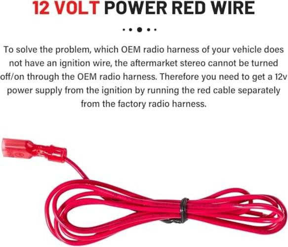 Car Stereo Radio Wiring Harness Connector Adapter Compatible with Select