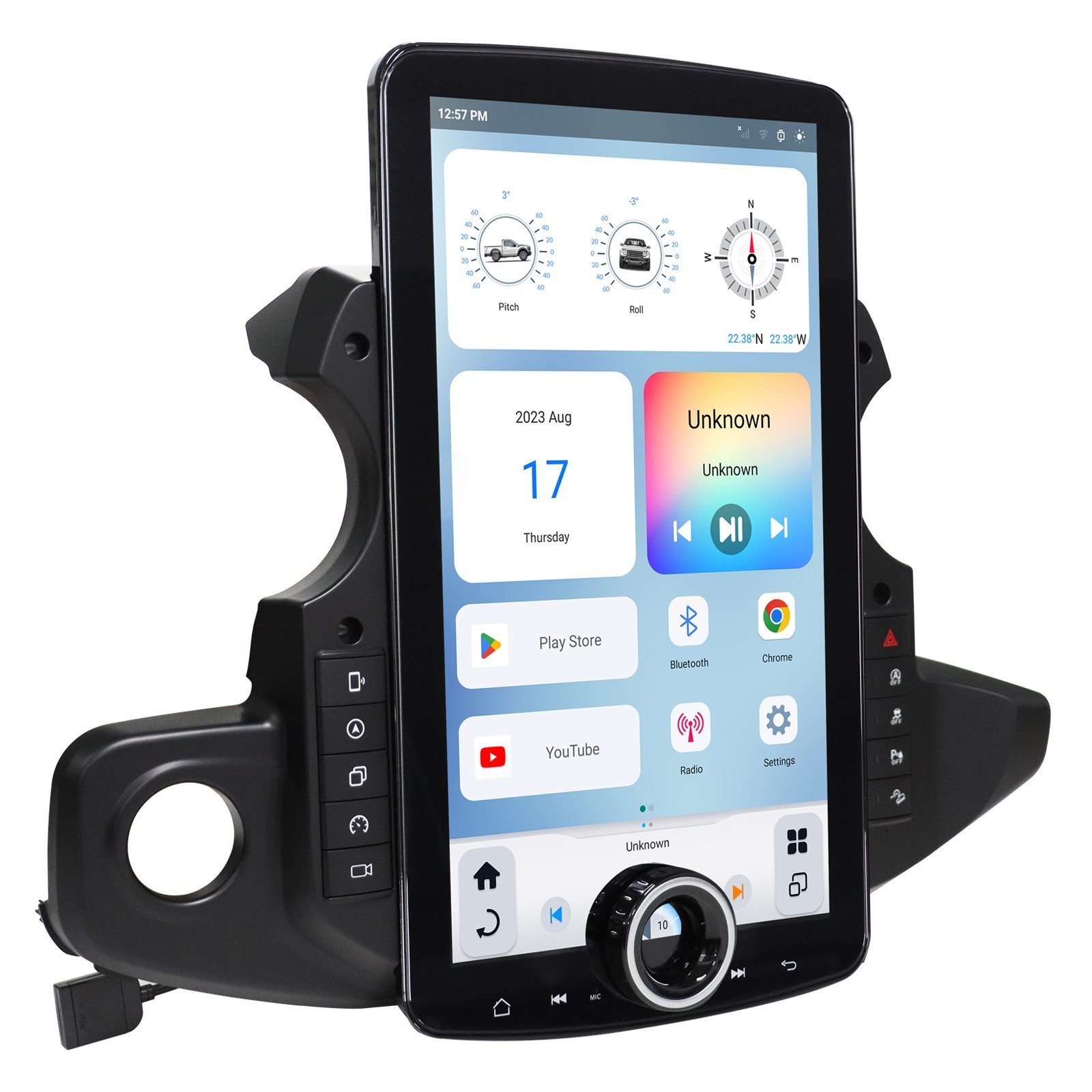15.6″ Car Radio For Jeep Wrangler JL Gladiator JT 2018-2023 Stereo Carplay GPS