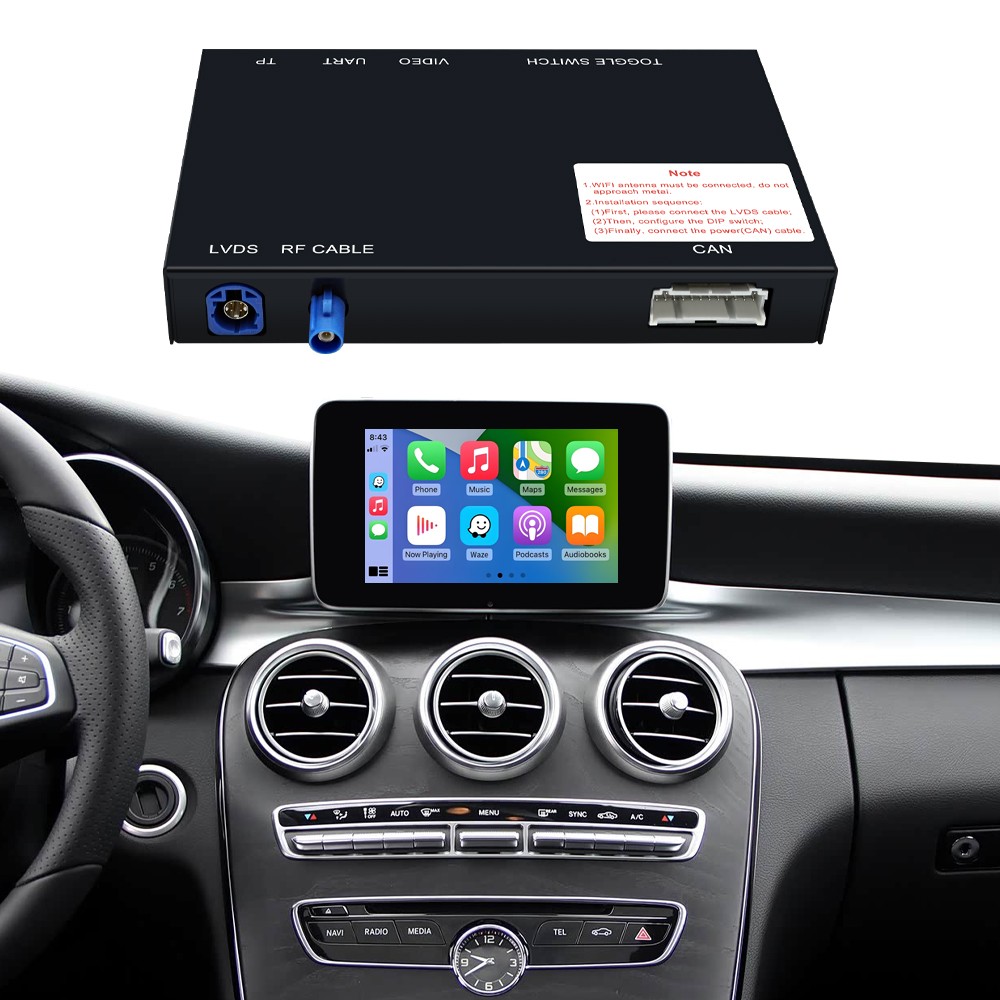 Roadtop Wireless CarPlay Retrofit Kit For Benz W205 C-Class GLC NTG5.0 Module