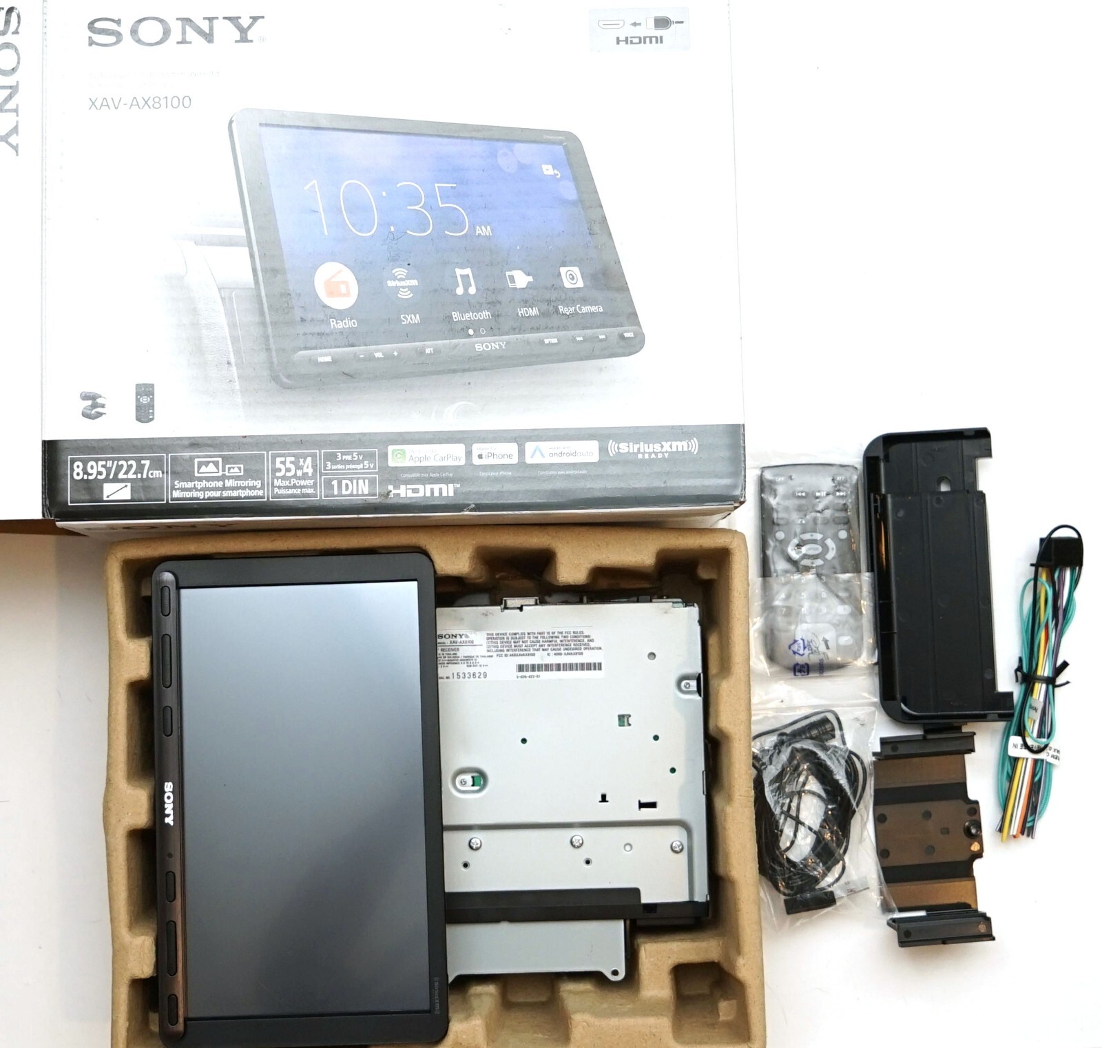 SONY Mobile XAV-AX8100 8.95″ Media Receiver Car Audio in-Dash Unit XAVAX8100
