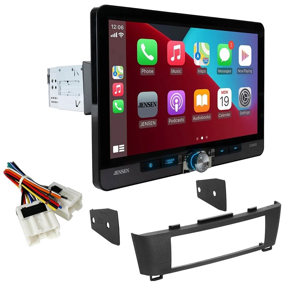 Jensen CAR1013 10″ Screen Apple Carplay AM/FM Radio For 2000-2006 Nissan Sentra