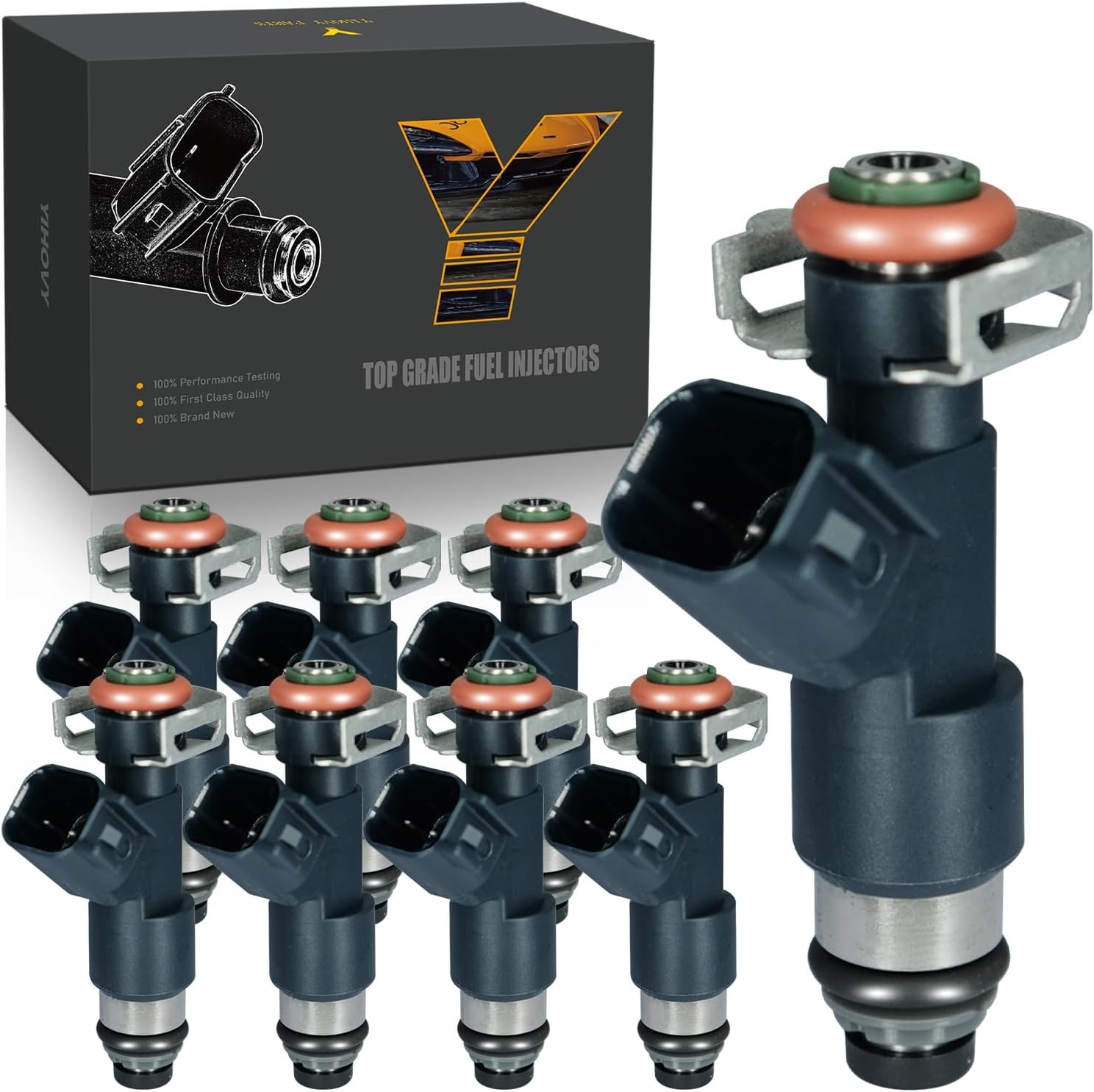 Fuel Injectors 12594512 for Chevy Silverado 5.3L 2007-2009 Set of 8