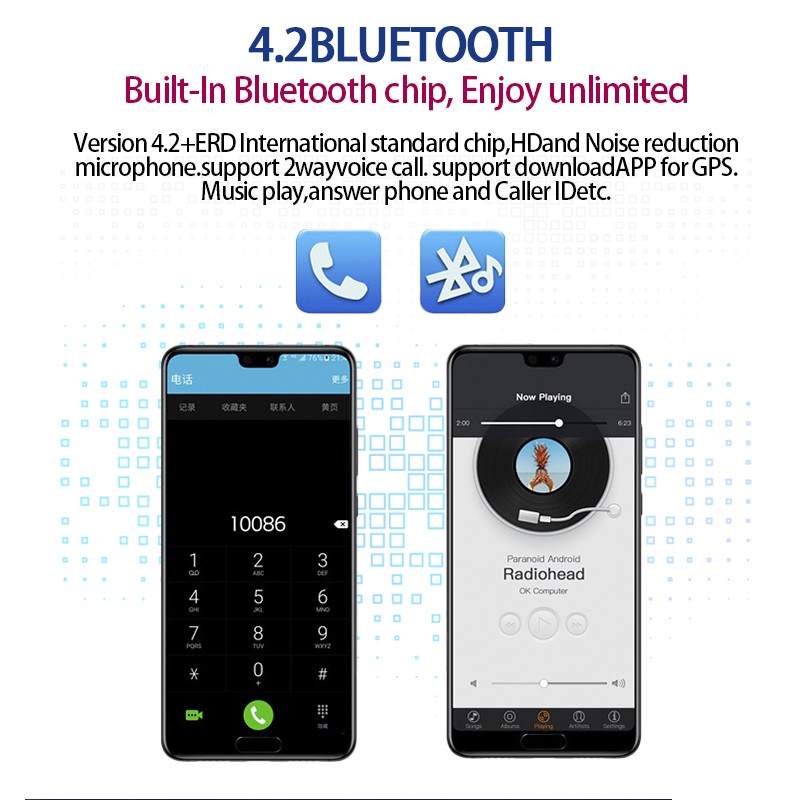1DIN 7′ Car Radio Stereo USB/FM Touch Screen Head Unit GPS Maps Camera Bluetooth
