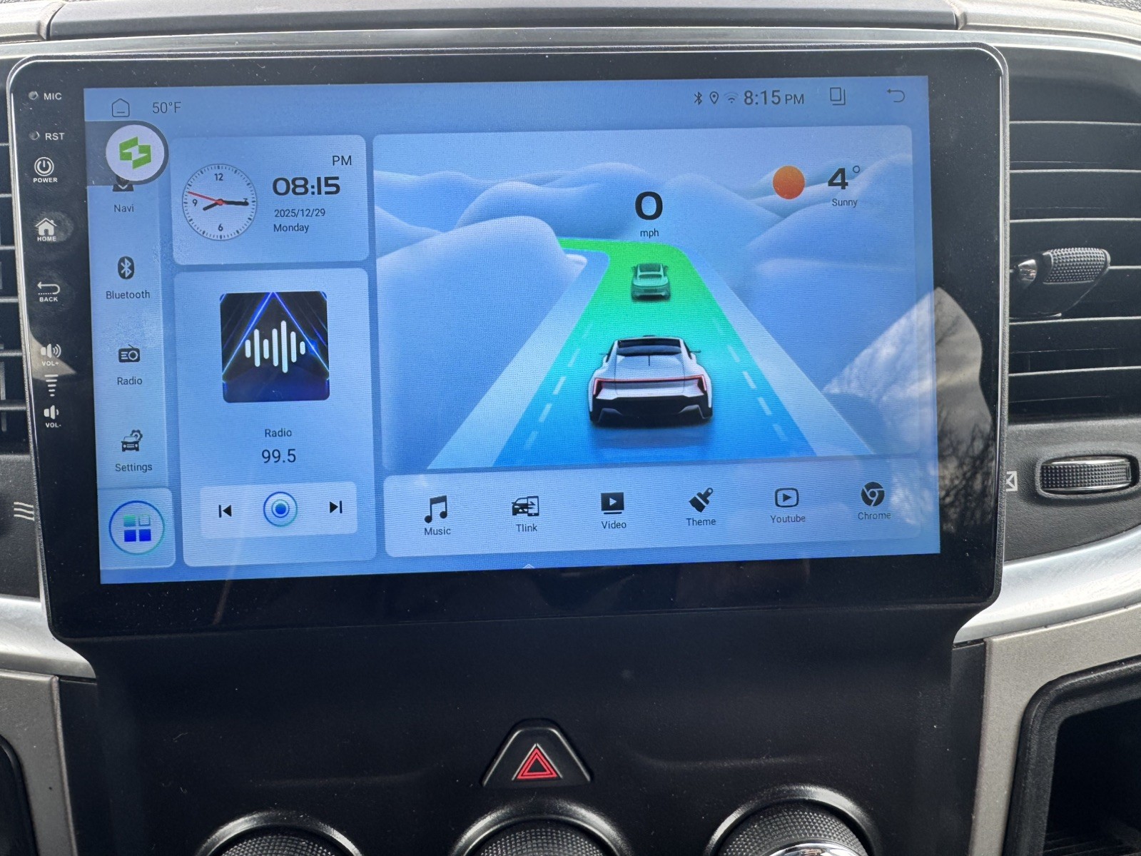 Wireless CarPlay, Android Auto Car Radio For Dodge Ram 2013 -2020 With Manual Ac