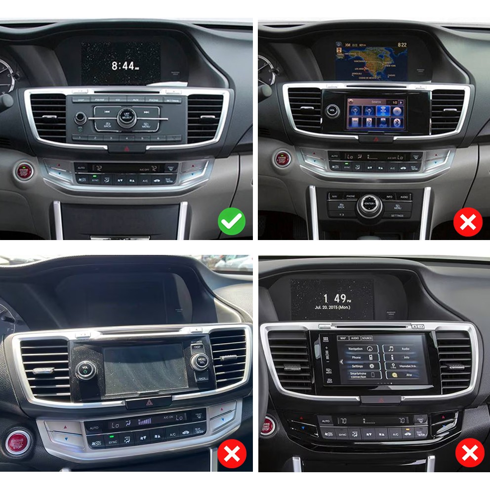 Android Auto 64G For Honda Accord 2013-2015 Apple Carplay Stereo Radio GPS Navi