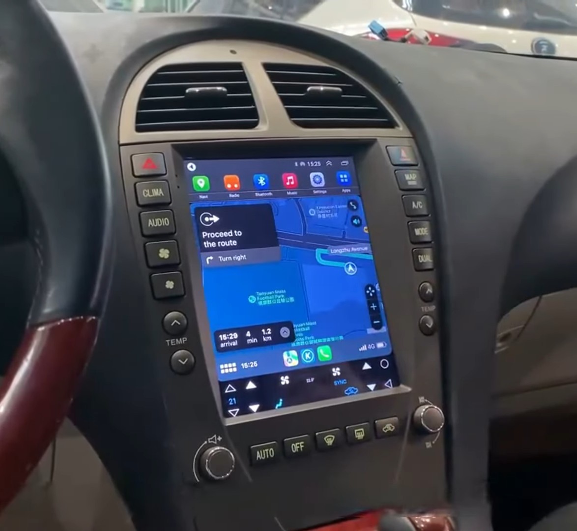 Used 9.7″ Car Radio Wireless CarPlay 2+32GB For Lexus ES240 ES350 2006-2012