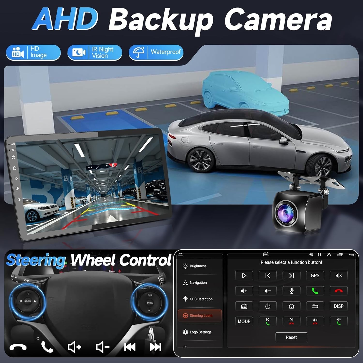 10.1″ 8Core 32G Android Auto Carplay for Toyota Corolla 2014-2016; Non-JBL