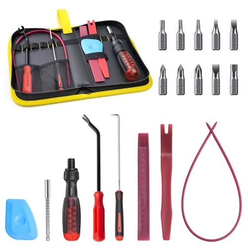 7 PCS Car Center Console Screen Removal Tool Kit, No-Scratch Auto 7-piece set