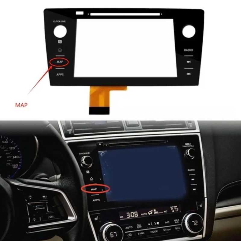 Vehicle Touch Display Digitizer Kit With LCD Display And Navigation Functions