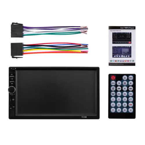 7″ 2 Din Car Stereo HD MP5 Player Bluetooth Touch Screen Radio Mrrior LinkFM;